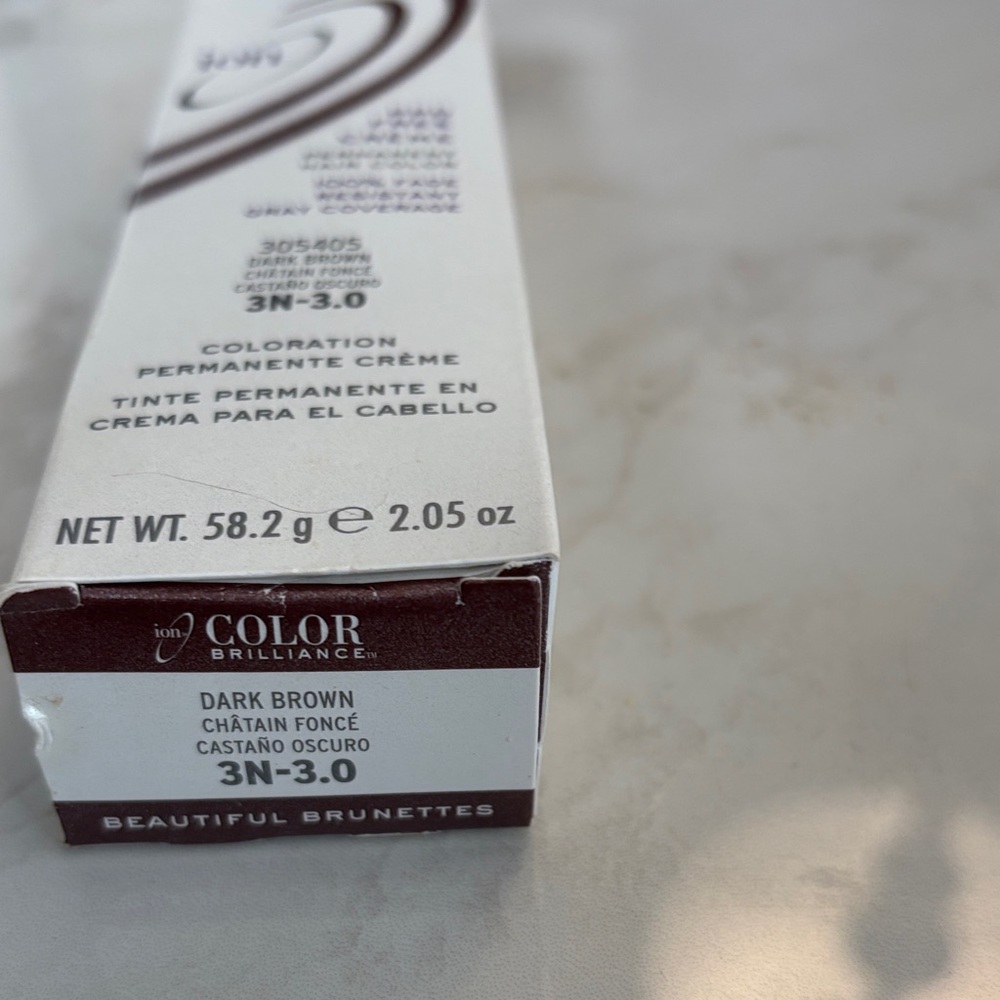 Color Brilliance Permanent Creme Hair Color - Dark Brown